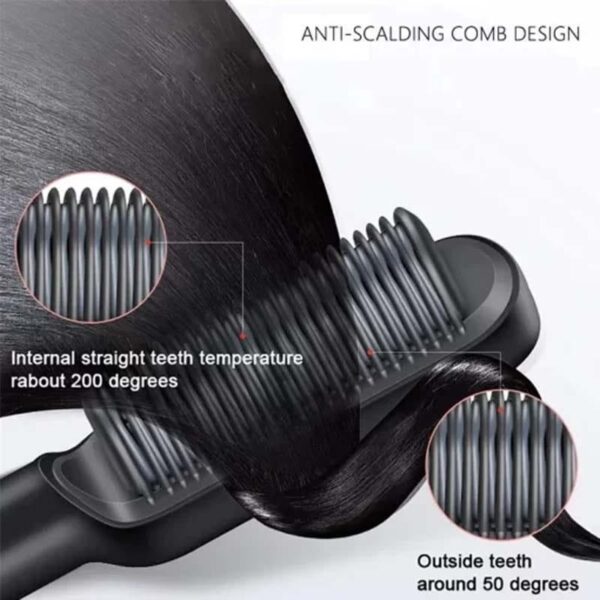 Portable Hair Straightener Brush - Image 4