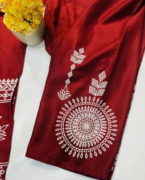 Women's Stitched Linen Suit - Image 4